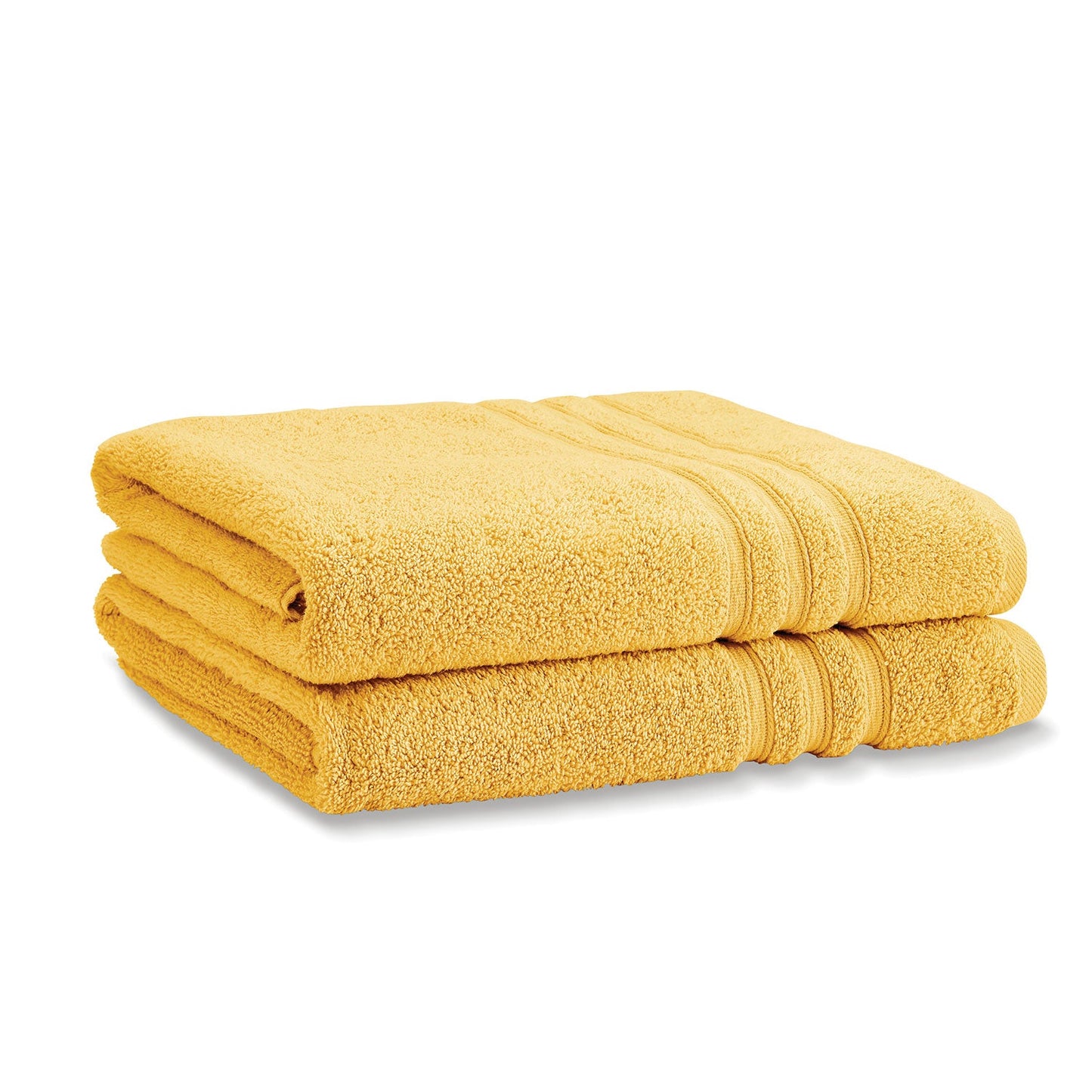 Catherine Lansfield Zero Twist Ochre 450Gsm 100% Cotton Towels