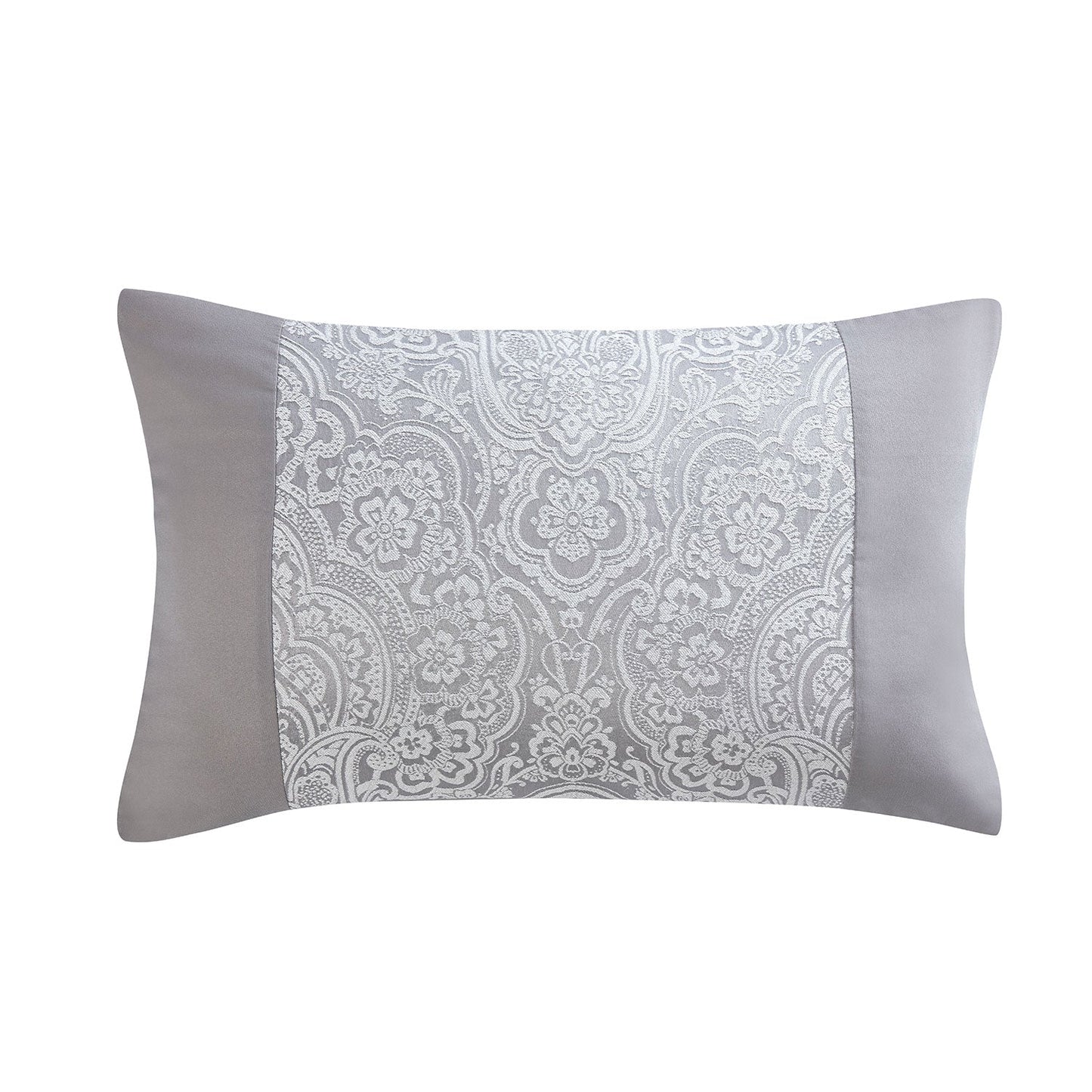 Windsor Silver Boudoir Cushion (30cm x 50cm)