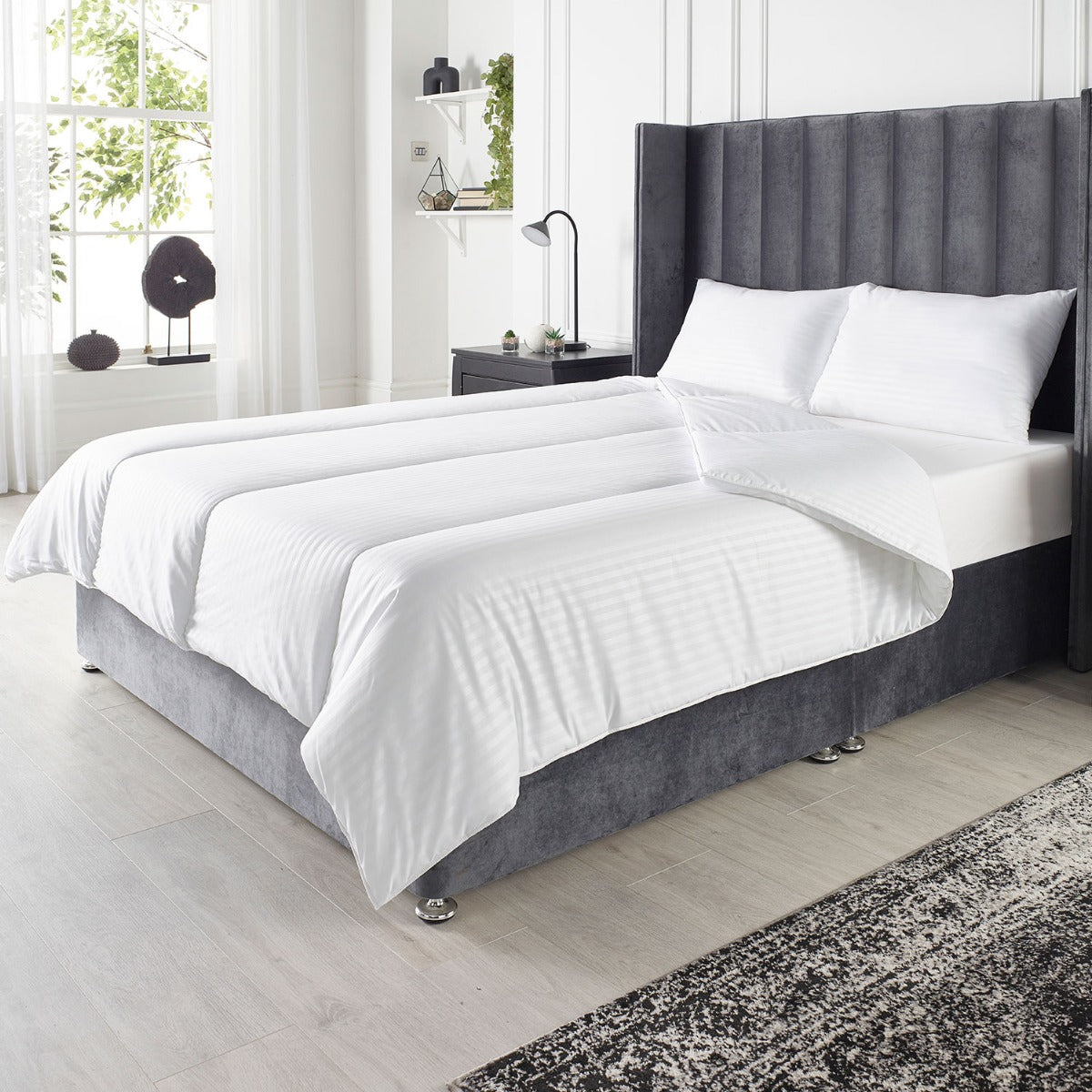 MHG Living Hypoallergenic Duvet – Polycotton, Hollowfibre Fill – Single To Super King, 4.5-10.5 Tog