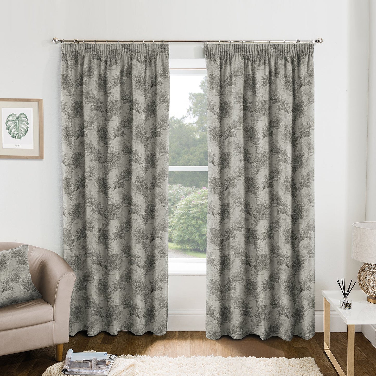 Feather Dove Grey Made to Measure Curtains