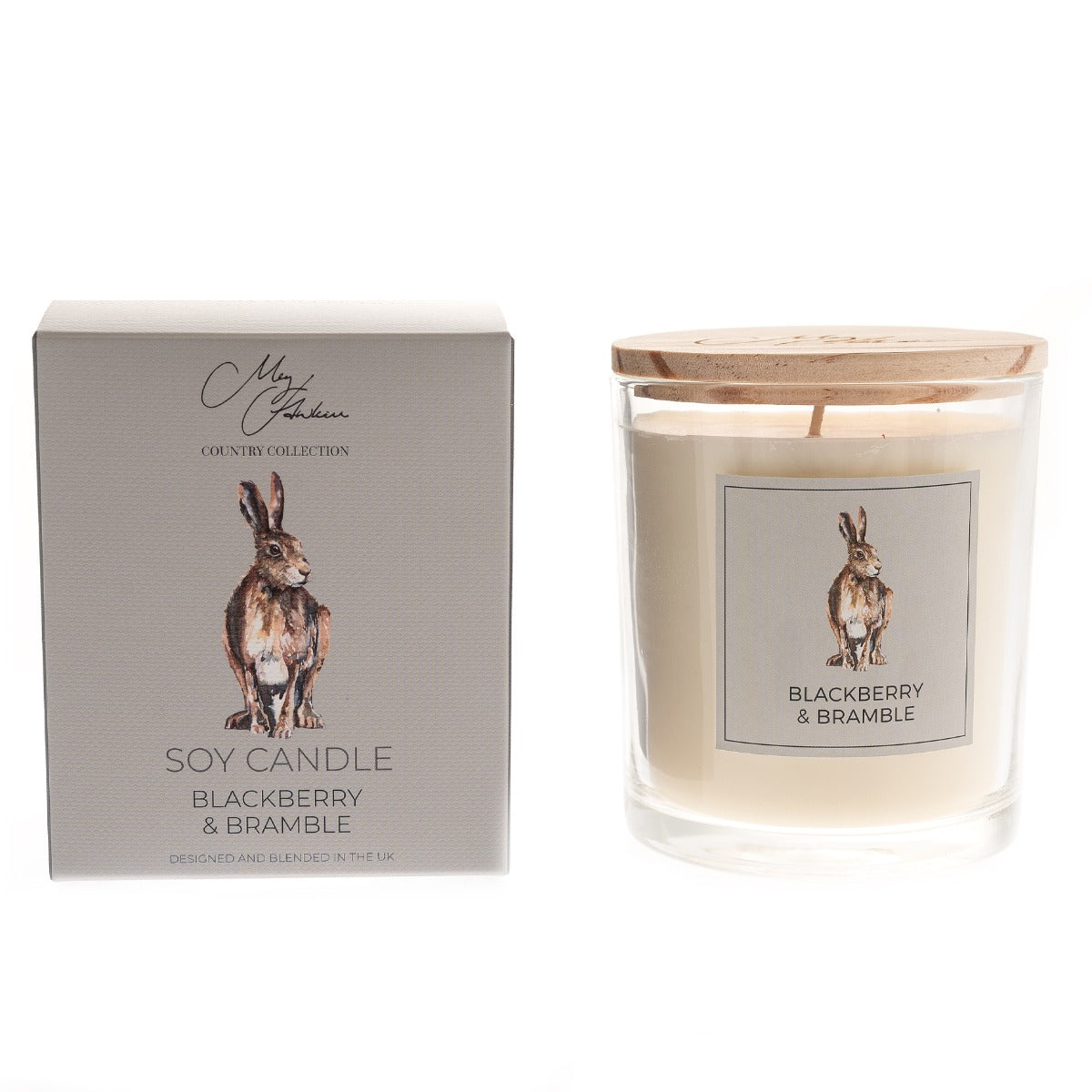 Meg Hawkins Hare Soy Wax Candle - Blackberry and Bramble