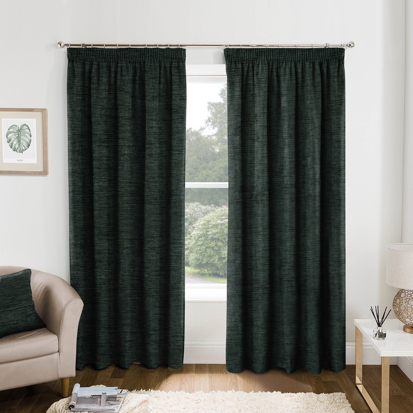 Kent Green Made to Measure Curtains