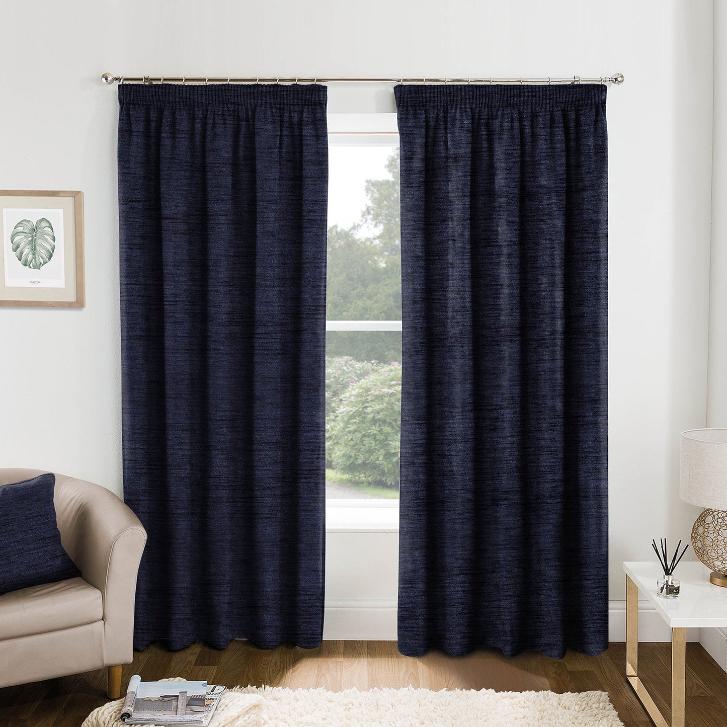 Kent Navy Made to Measure Curtains