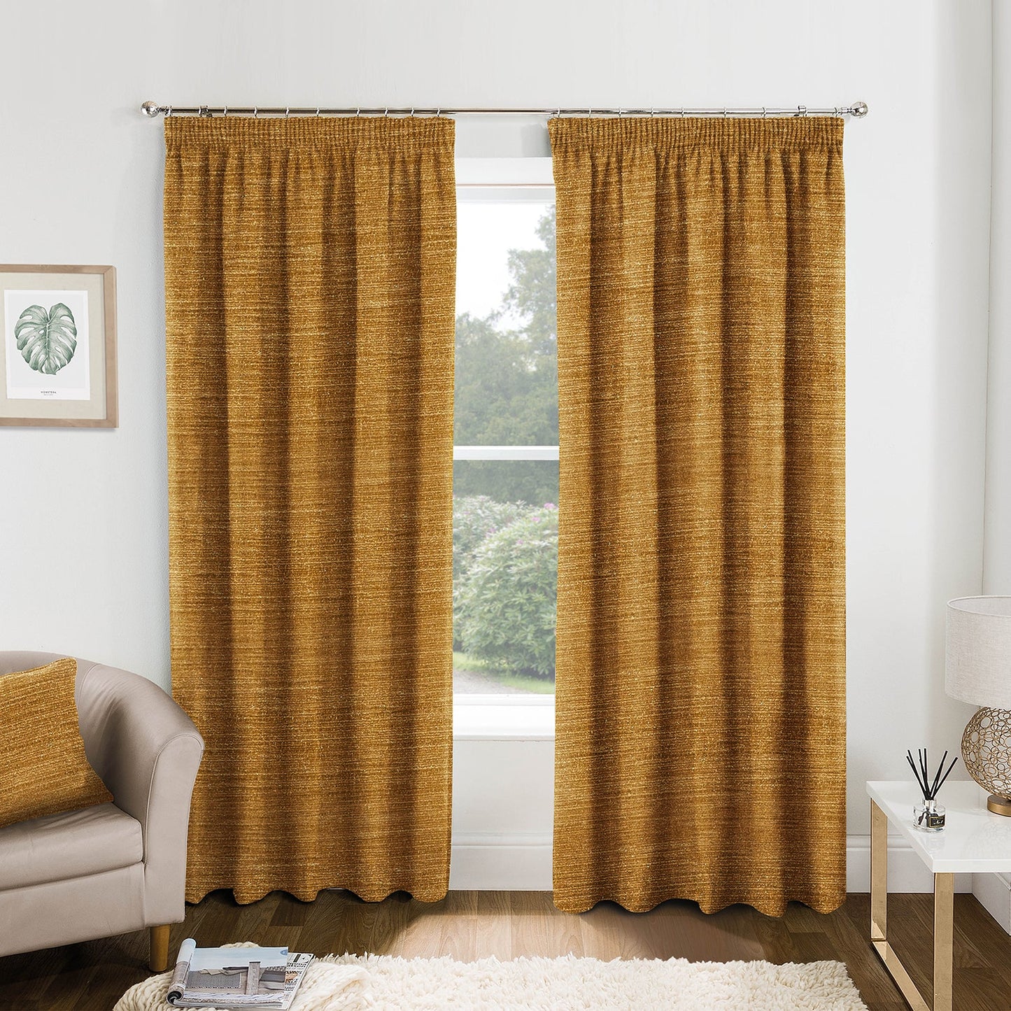 Kent Ochre Made to Measure Curtains