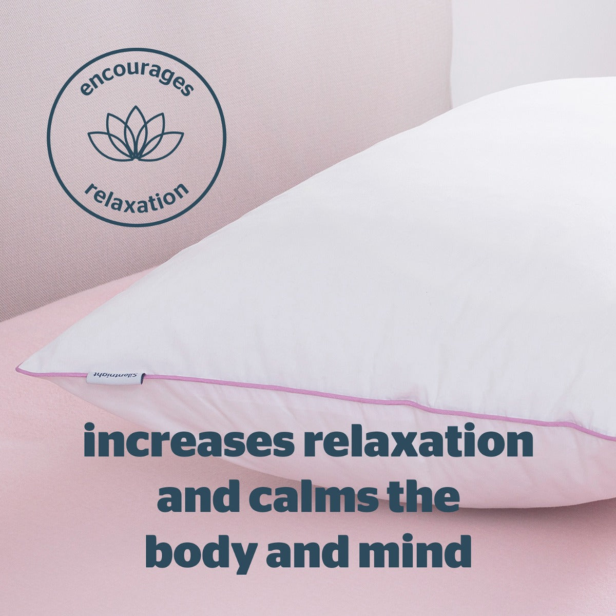 Silentnight Wellbeing Lavender Scented Pillow - Medium Support
