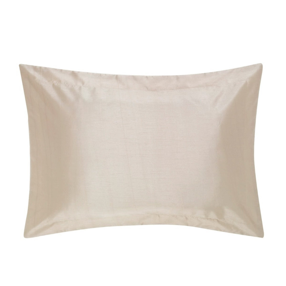 Paisley Cream Luxury Faux Silk Oxford Pillowcases (Pair)