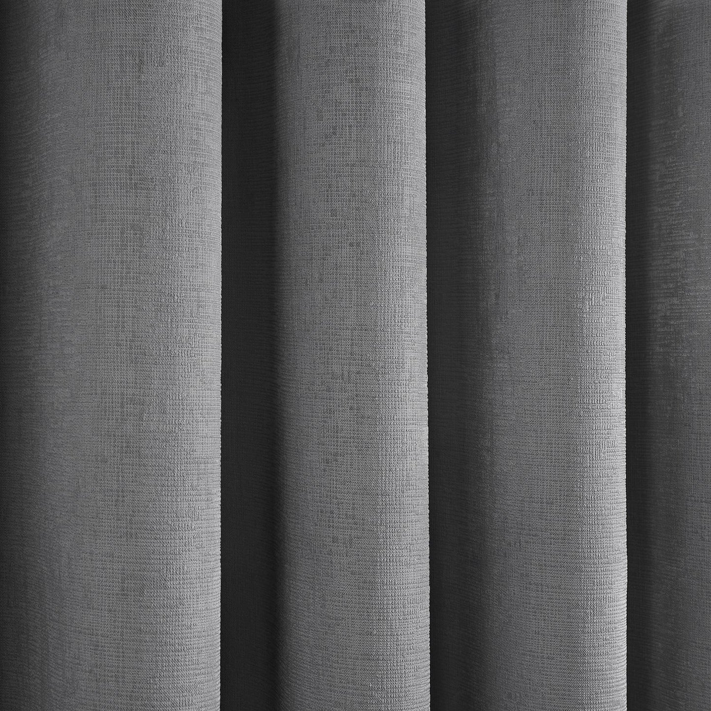 Strata Silver Grey Dim Out Eyelet Curtains