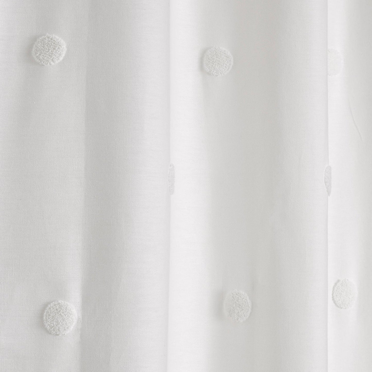 Zara White Polka Dot Eyelet Curtains